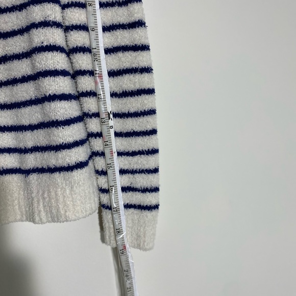 Lilly McKay long sleeve sweater half cropped stripped sizes large - Picture 8 of 8